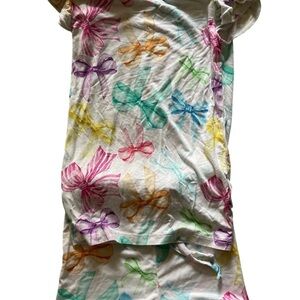 3T Bums and Roses Bow 2 Piece Pajamas
